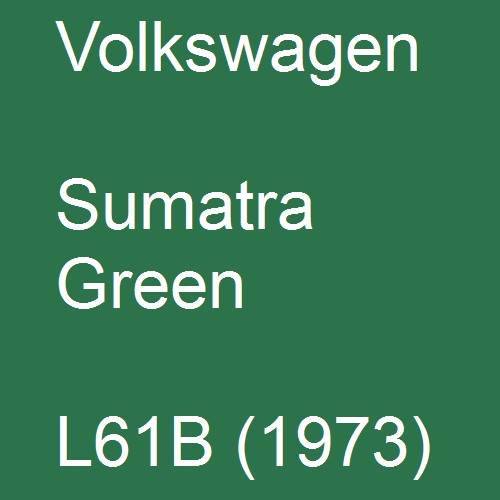 Volkswagen, Sumatra Green, L61B (1973).